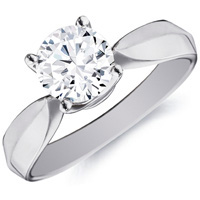 Sylvia Round-Cut Diamond Solitaire by Eternity