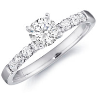 Mirabelle Diamond Prong Set Engagement Ring (.50 ctw.)
