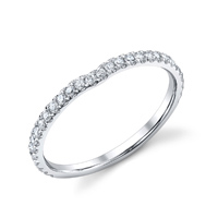 Curved Diamond Band t.w. approx .24ct