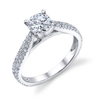 Anya Pave Cathedral Diamond Ring (.40 ctw.)