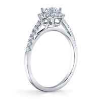 Vera Diamond Halo Ring